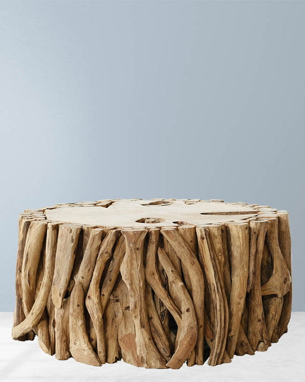 BAXING - COFFEE TABLE WITH GLASS TOP