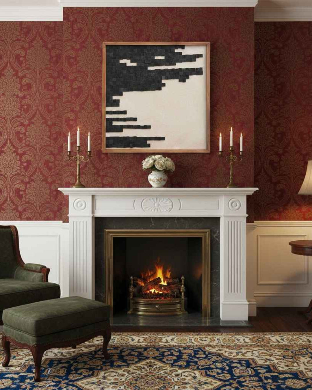 DANCING MOSACIS (BLACK) ART COLLECTION