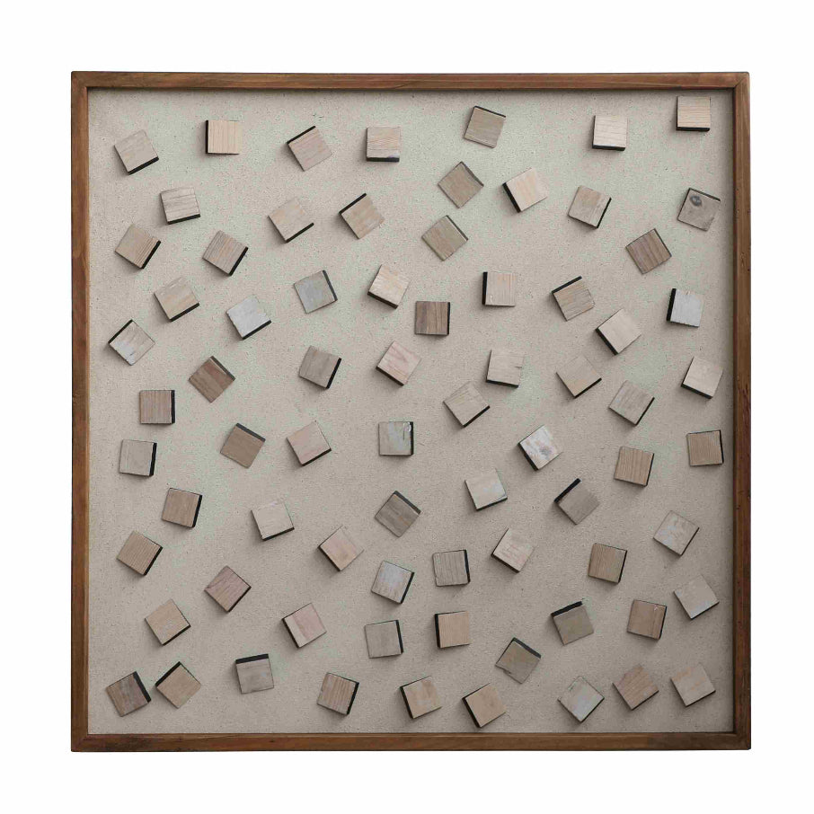 SCATTERED BLOCKS WALL ART