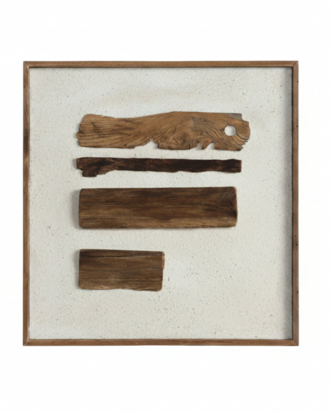 THE FOUR-PIECE ABSTRACT WOOD FRAME