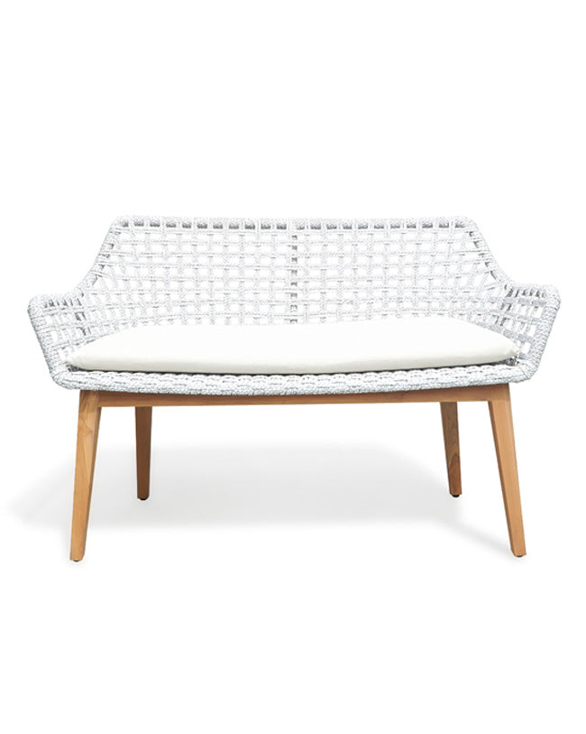 PAROS SOFA 2 SEATER WITH WHITE CUSHION