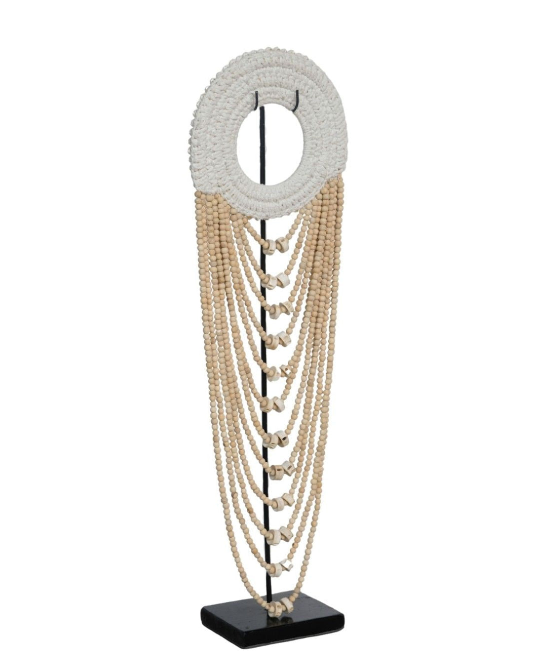 THE MARA SHELL NECKLACE ON STAND