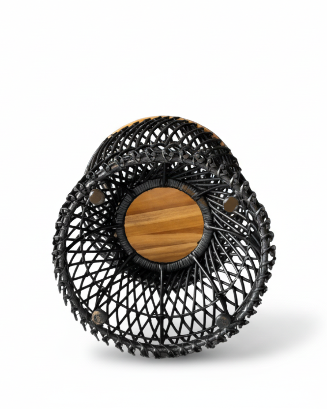 CHARCOAL WAVE SIDE TABLE