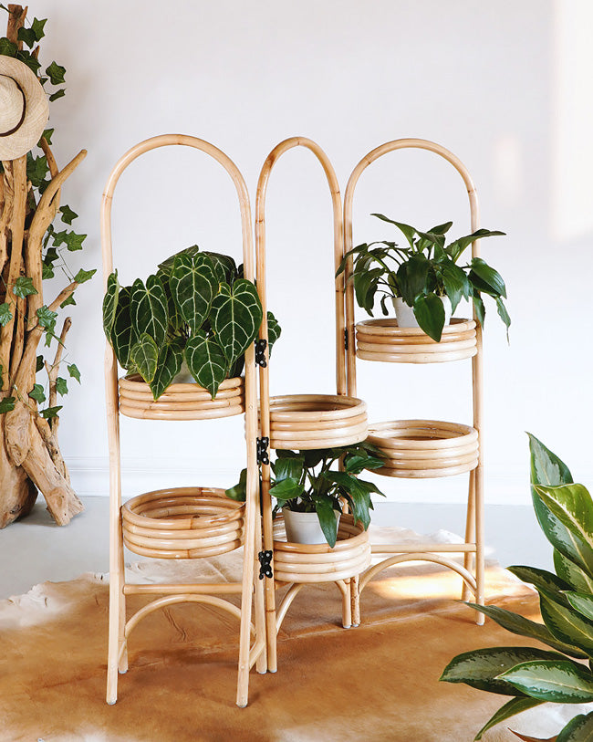 RATTAN PLANTER SET 3 - DOUBEL