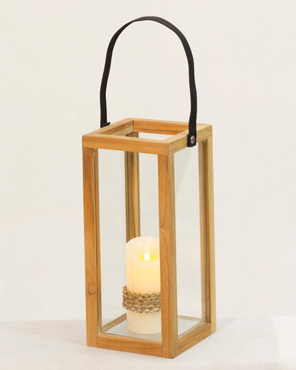 SOLOMON TEAK LANTERNS S/2