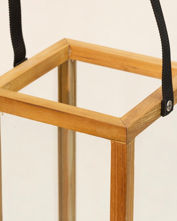 SOLOMON TEAK LANTERNS S/2