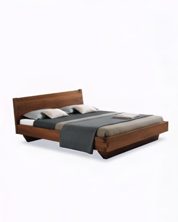 BALI BED - WITH NATURAL HEDABOARD