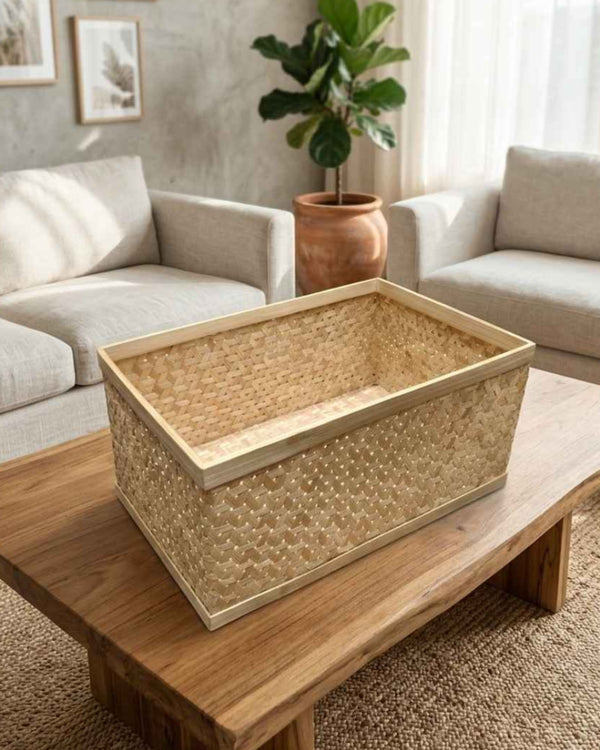 BAMBOO RECTA BASKET