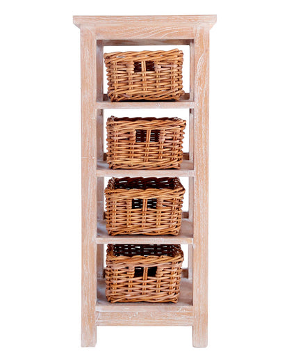 BLORA CABINET WITH 4 BASKETS