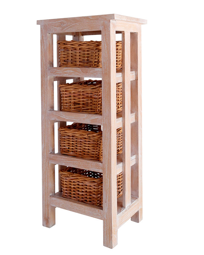 BLORA CABINET WITH 4 BASKETS