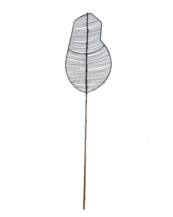 BOHO LEAF STICK BLACK