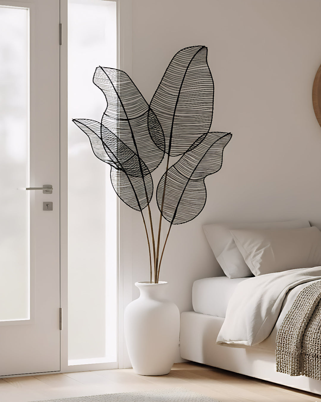 BOHO LEAF STICK BLACK