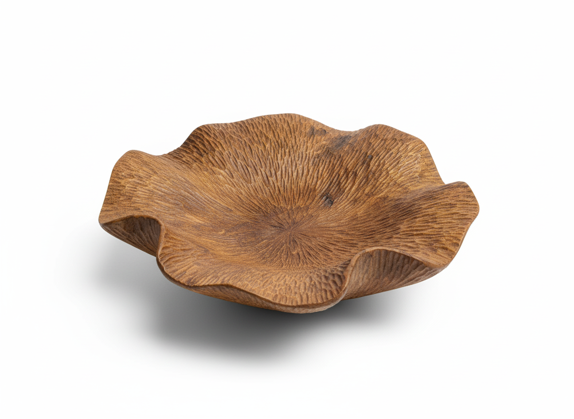 LOTUS WAVE CAEVING LARGE (TEAK)