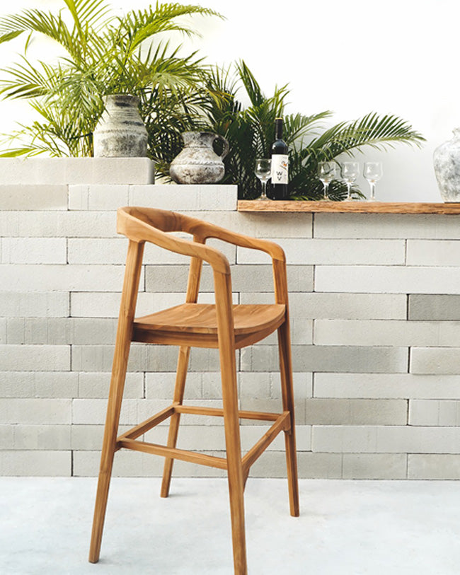 FUNNY MINI BAR CHAIR WITH CUSHION - KELLY BAR CHAIR