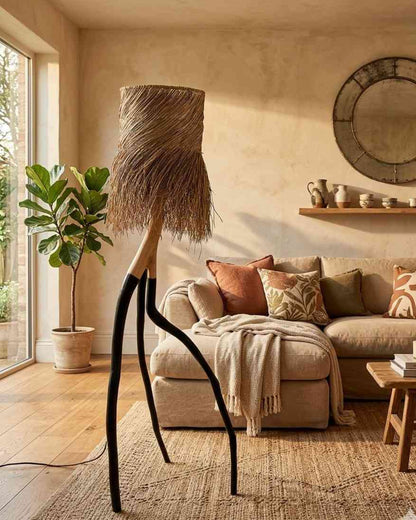 DYLAN STANDING LAMP WITH SHADE WITHOUT ELECTRIC CABLE