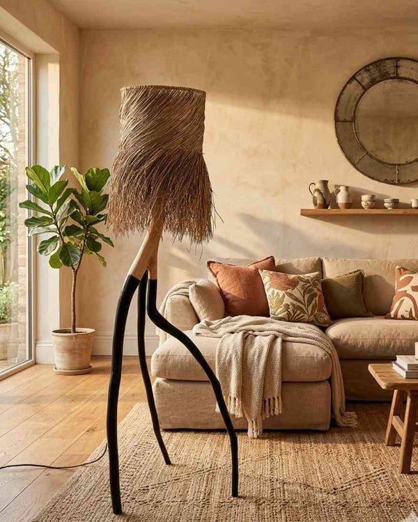 DYLAN STANDING LAMP WITH SHADE WITHOUT ELECTRIC CABLE