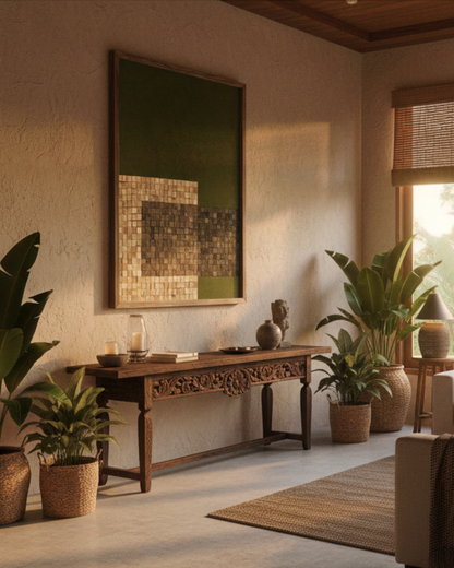 Earthy Display Table EARTHY ELEGANCE DISPLAY – FLOW