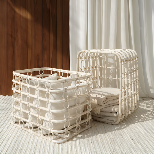 ELENA RECTANGULAR BASKET - NOT SET