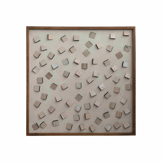 SCATTERED BLOCKS WALL ART