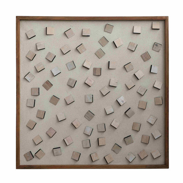 SCATTERED BLOCKS WALL ART