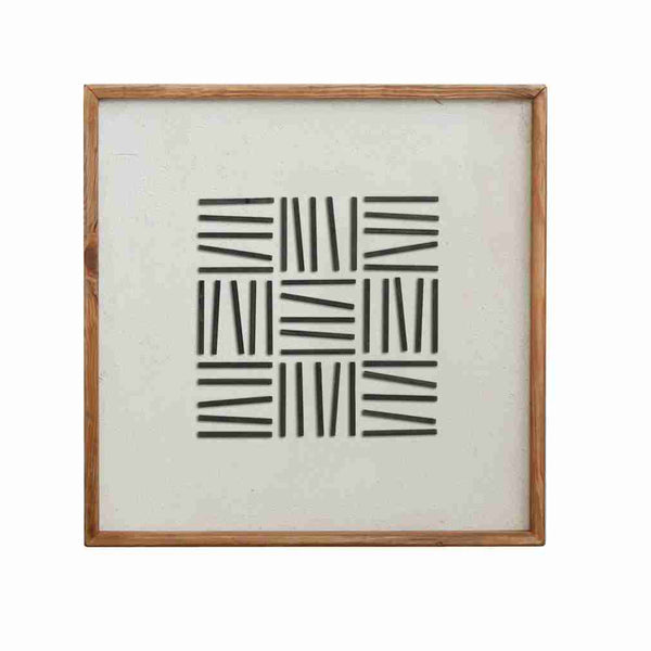 GRIDWORK IN MONOTONE, WHITE
