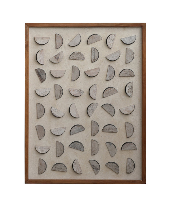 THE HALF-MOON GRID WALL DECOR