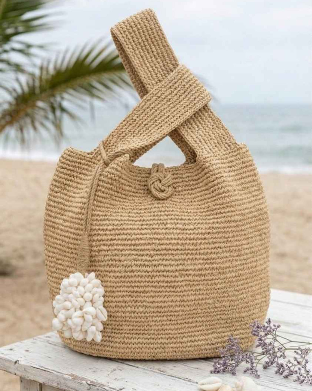 HANDWOVEN SHELL BLOOM