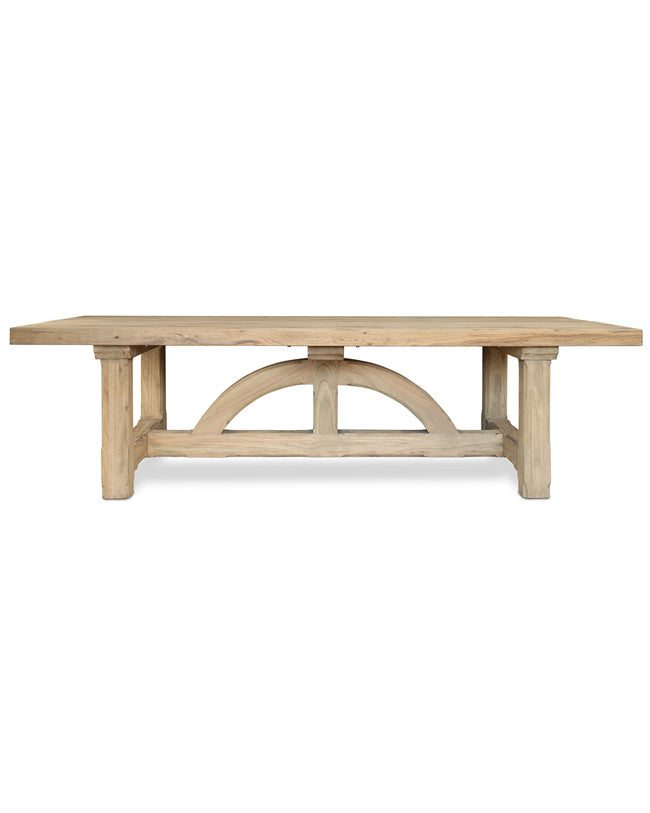 IRON BRIDGE RECTANGLE FIXED DINING TABLE