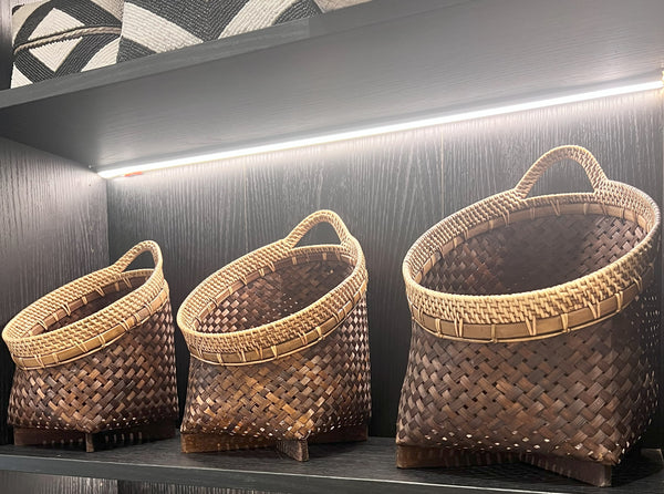 ANGGREK BASKET S/3 WITH HANDLE