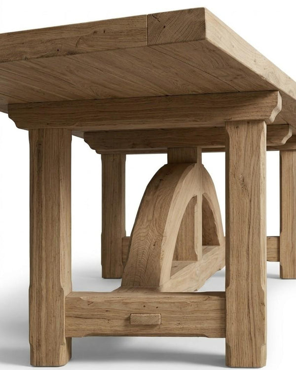 IRON BRIDGE RECTANGLE FIXED DINING TABLE
