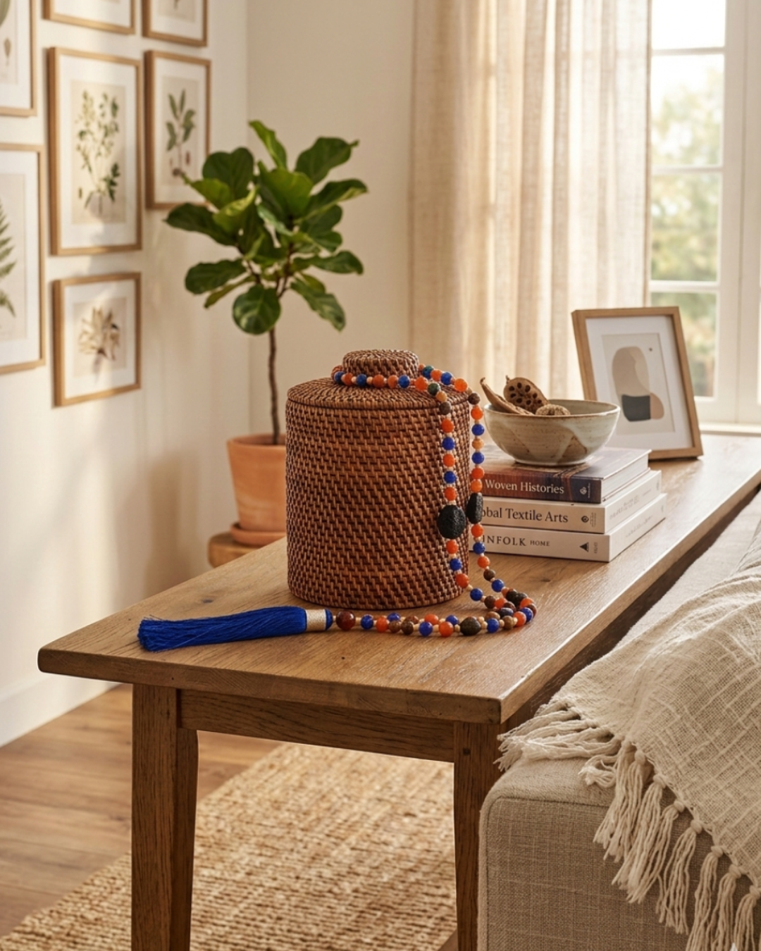 MAYURA JAR WITH TASSEL