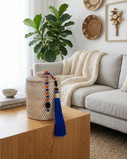 MAYURA JAR WITH TASSEL