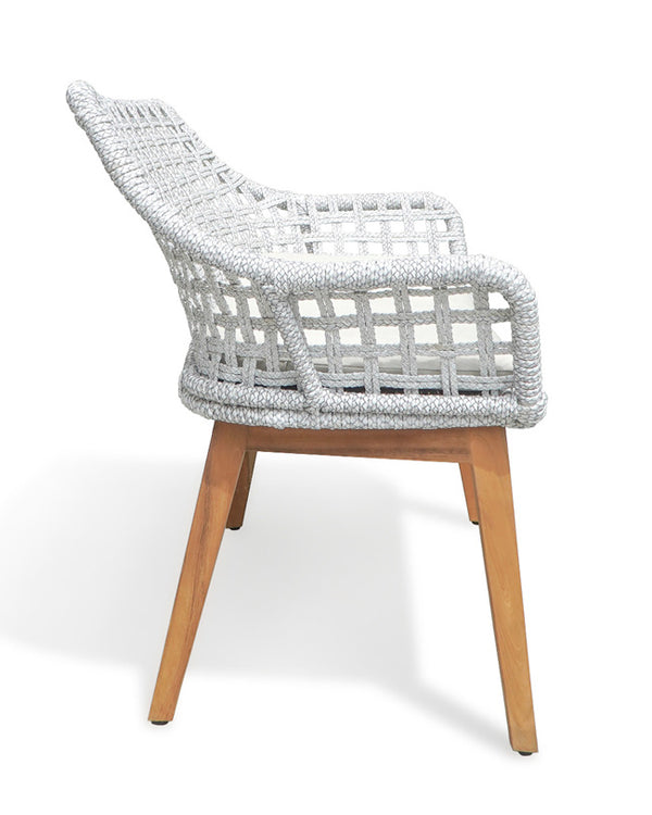 PAROS SOFA 2 SEATER WITH WHITE CUSHION