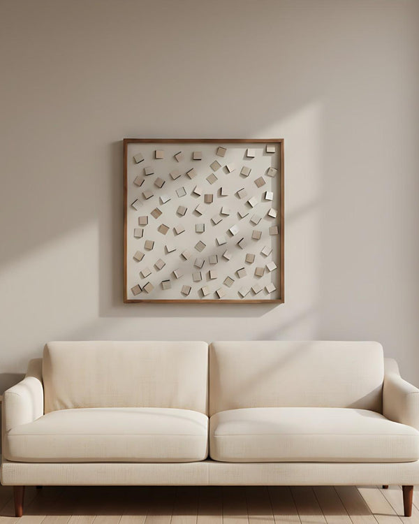 SCATTERED BLOCKS WALL ART