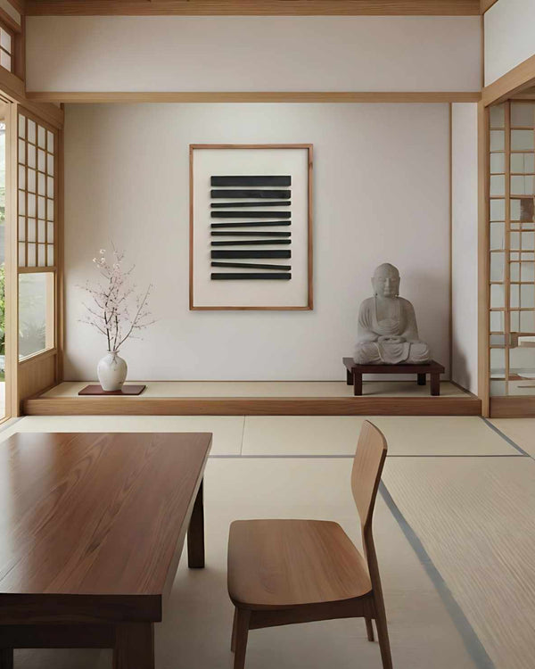 SLEEPING LINES (BLACK) ART COLLECTION