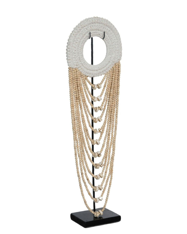 THE MARA SHELL NECKLACE ON STAND