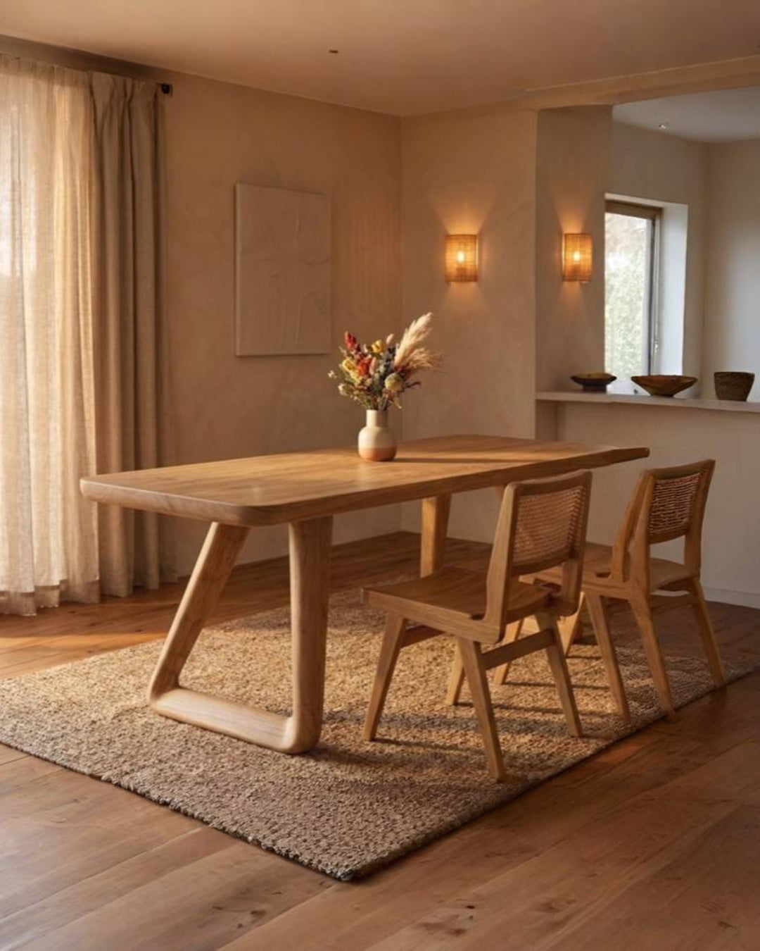 TRIANGLE LEGS DINING TABLE