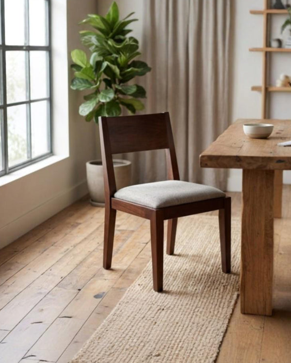 THE ABODE DINING CHAIR WITH FIX CUSHION