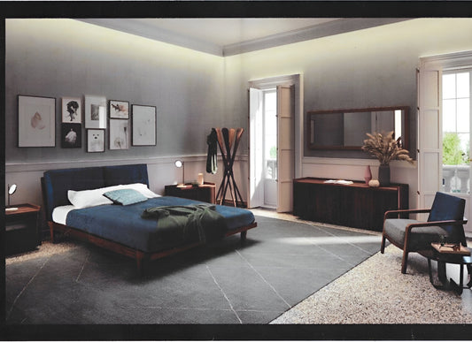 RADCLIFEE BED WITH CUSHIONS