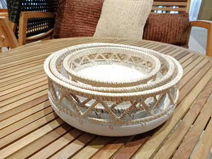 GILLI FLAT BOWL S/3